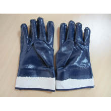 Jersey Futter Liner Open Back Nitril Chemical Resistant Handschuh